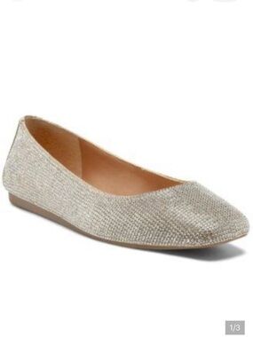 EUC I.N.C. International Concepts Juney Champagne Crystal Flats